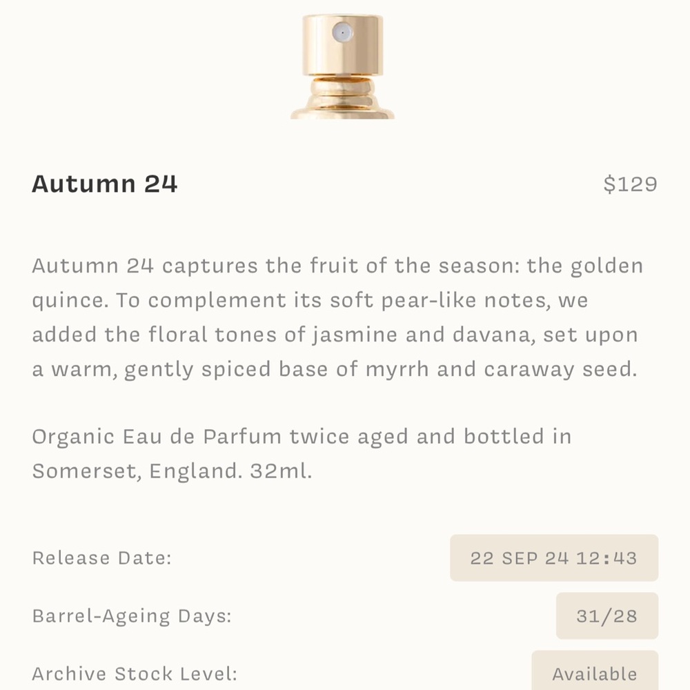 Ffern Autumn 24 Organic Perfume - Picture 6 of 6